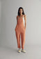 Joy Cotton Dungaree - Orange