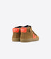 Small Esplar Mid Velcro Suede Tent - Orange Fluo Natural Sole