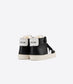Small Esplar Mid Velcro Fured Leather - Black/White