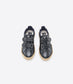 Small Esplar Velcro Leather - Black Pierre Natural Sole