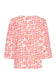 Blouse V Neck - Mondrian Beige