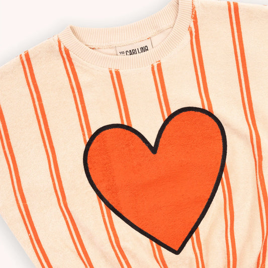 Stripes Flame - No Sleeve Top Wt Print
