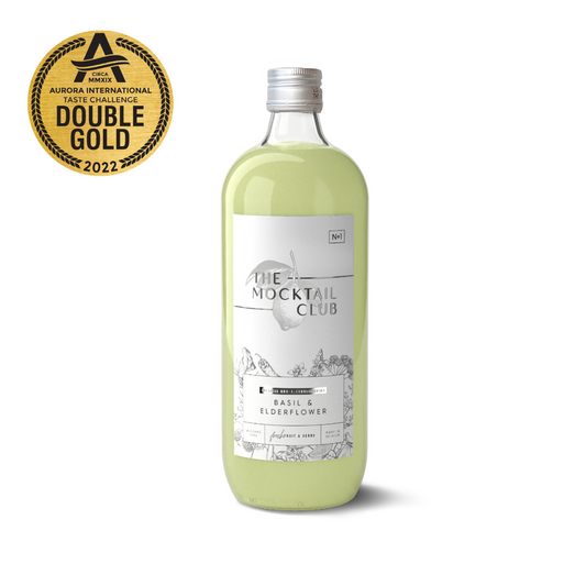 The Mocktail Club - N°1 Basil & Elderflower 1L