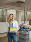 The New Pouch - Idea & Fluo Yellow Large