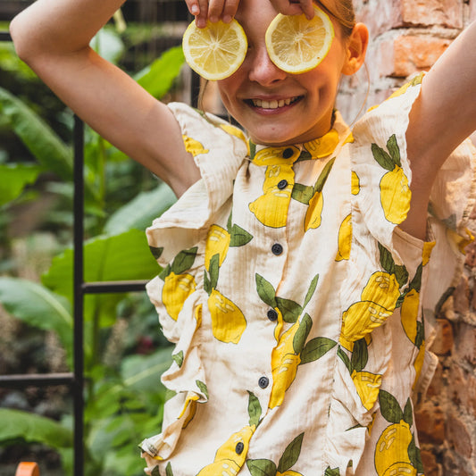 Lemon - Ruffled Blouse