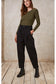 Alexis tapered trousers - Black