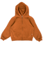 Ernest Zip Leather-Brown