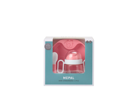 Set Babyservies Mio 3-delig - Deep Pink