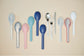 Bestekset Ellipse 3-delig - Nordic Pink