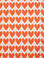 Hearts all over turtle neck T-shirt