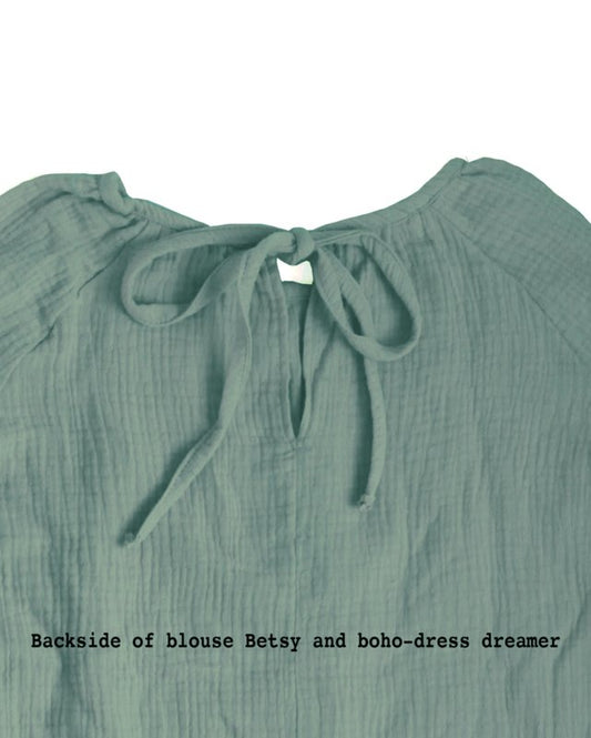 Blouse "Betsy" - Dusty Mint Kids