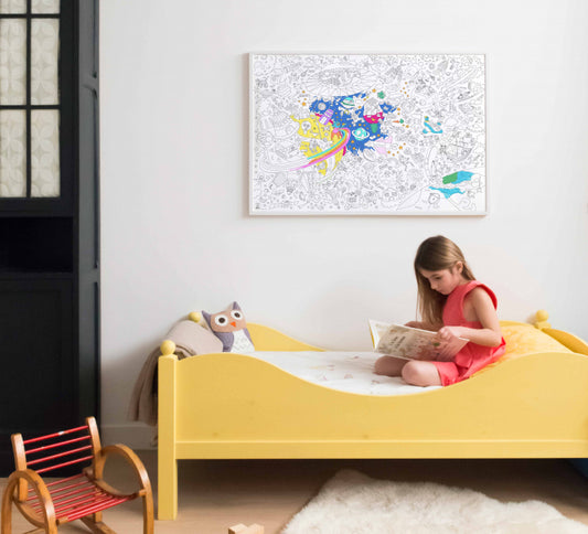 OMY - Giant Coloring Poster - Cosmos 100x70