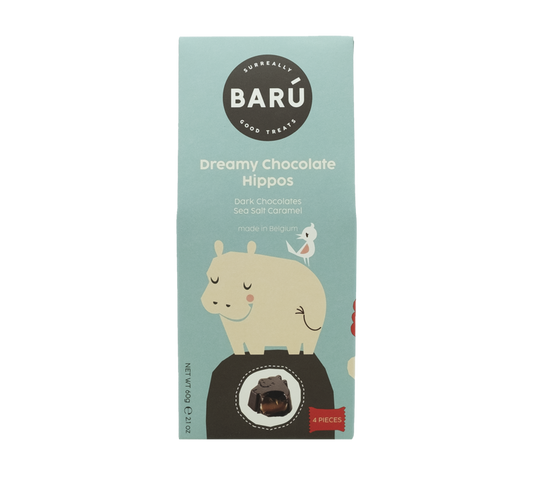 Barú Dreamy Chocolate Hippos - Sea Salt Caramel 60G