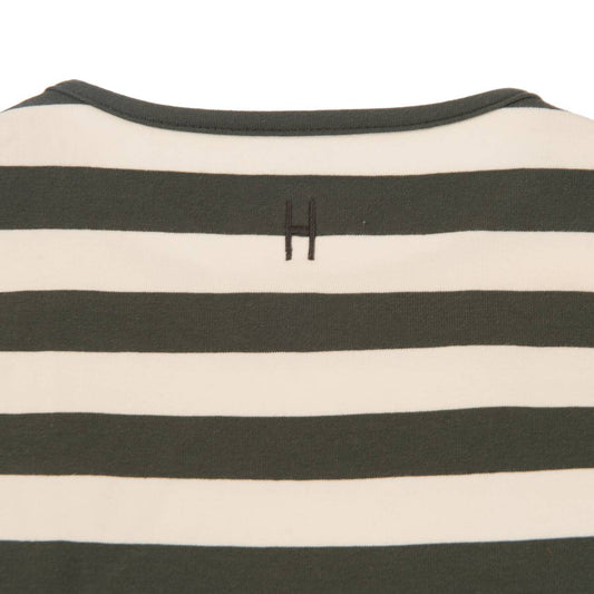 Longsleeve Elana Bleached Sand-Pirate Black striped