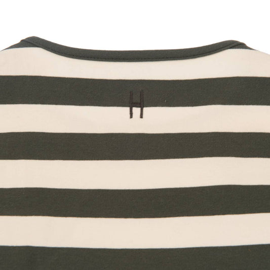 - Longsleeve Elana Bleached Sand-Pirate Black striped