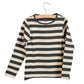Longsleeve Elana Bleached Sand-Pirate Black striped