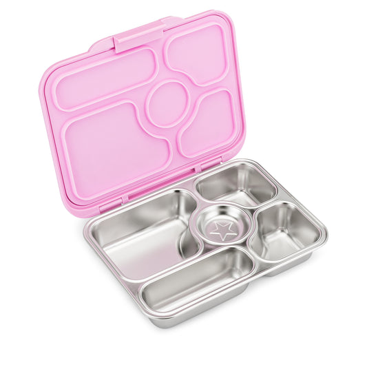 Yumbox Presto - Rose Pink Roze RVS