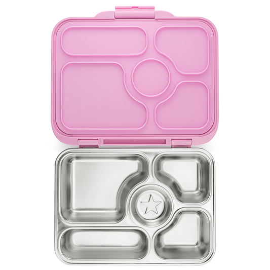 Yumbox Presto - Rose Pink Roze RVS