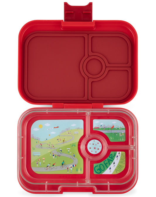 Yumbox Panino 4 Vakken -  Wow Rood/Bike race