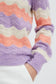 Bymartine Stripe Jumper 3 - Purple Rose Mix
