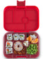 Yumbox Original 6 Vakken -  Wow Rood/Funny Monsters