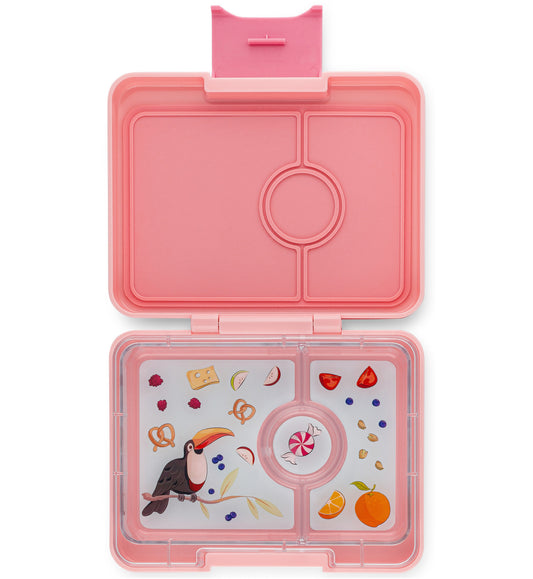 Yumbox Snack 3 Vakken - Coco Pink/Toucan