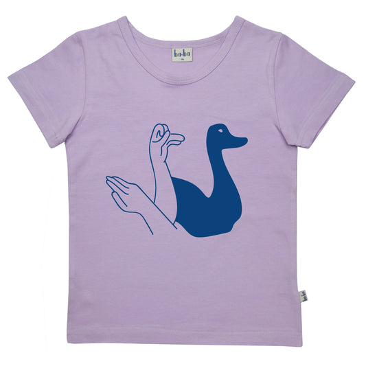 Swan T-shirt - Lila S23