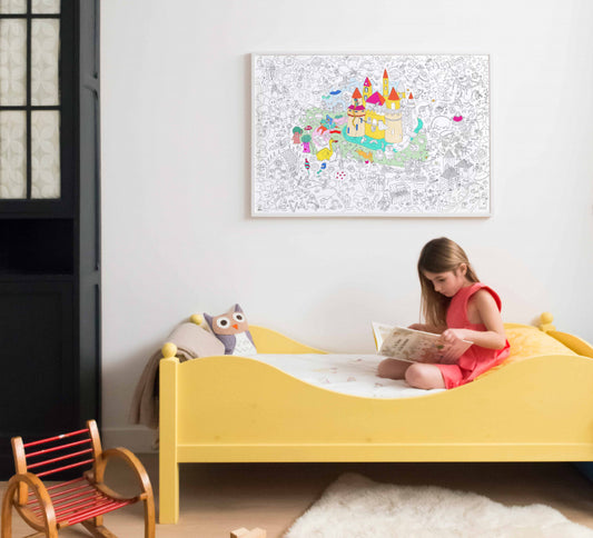 OMY - Giant Coloring Poster - Magic 100x70