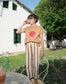 Culotte Pants - Stripes Clay