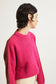 Alberta Mohair Sweater - Fuchsia & Camel
