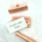 Safety Razor Scheermes + Houder - Rosé Goud