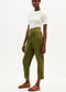 Hemp Rina Pants - Forest Green