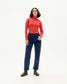 Rib Aine L/S Top - Lava Red