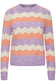 Bymartine Stripe Jumper 3 - Purple Rose Mix