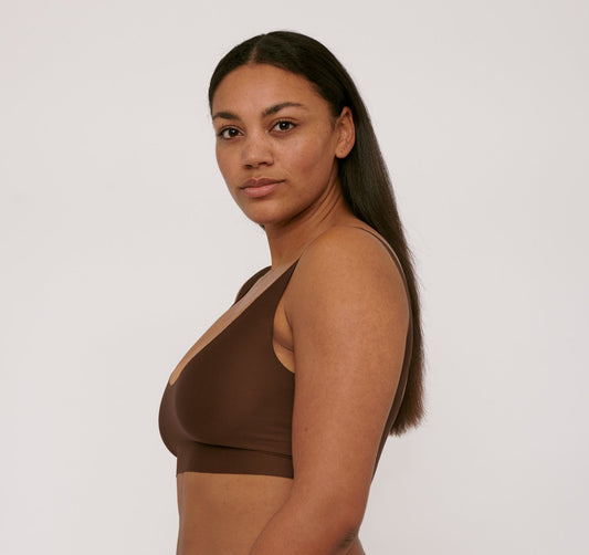 Invisible Bra - Walnut